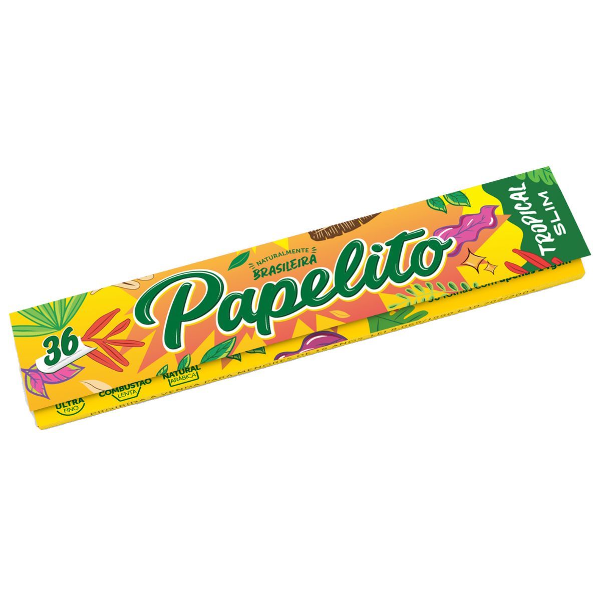 SEDA PAPELITO TROPICAL SLIM KING SIZE